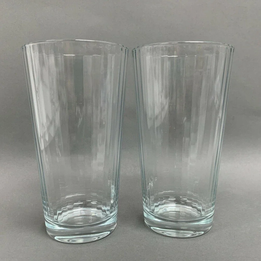 Highball Clear Glass Glasses‎ Panels 6 1/8